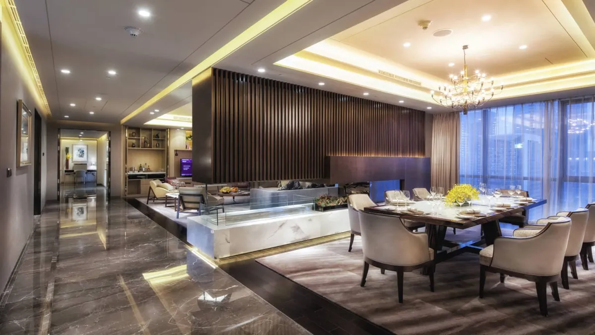 澳门顶级酒店总统套房奢华内饰